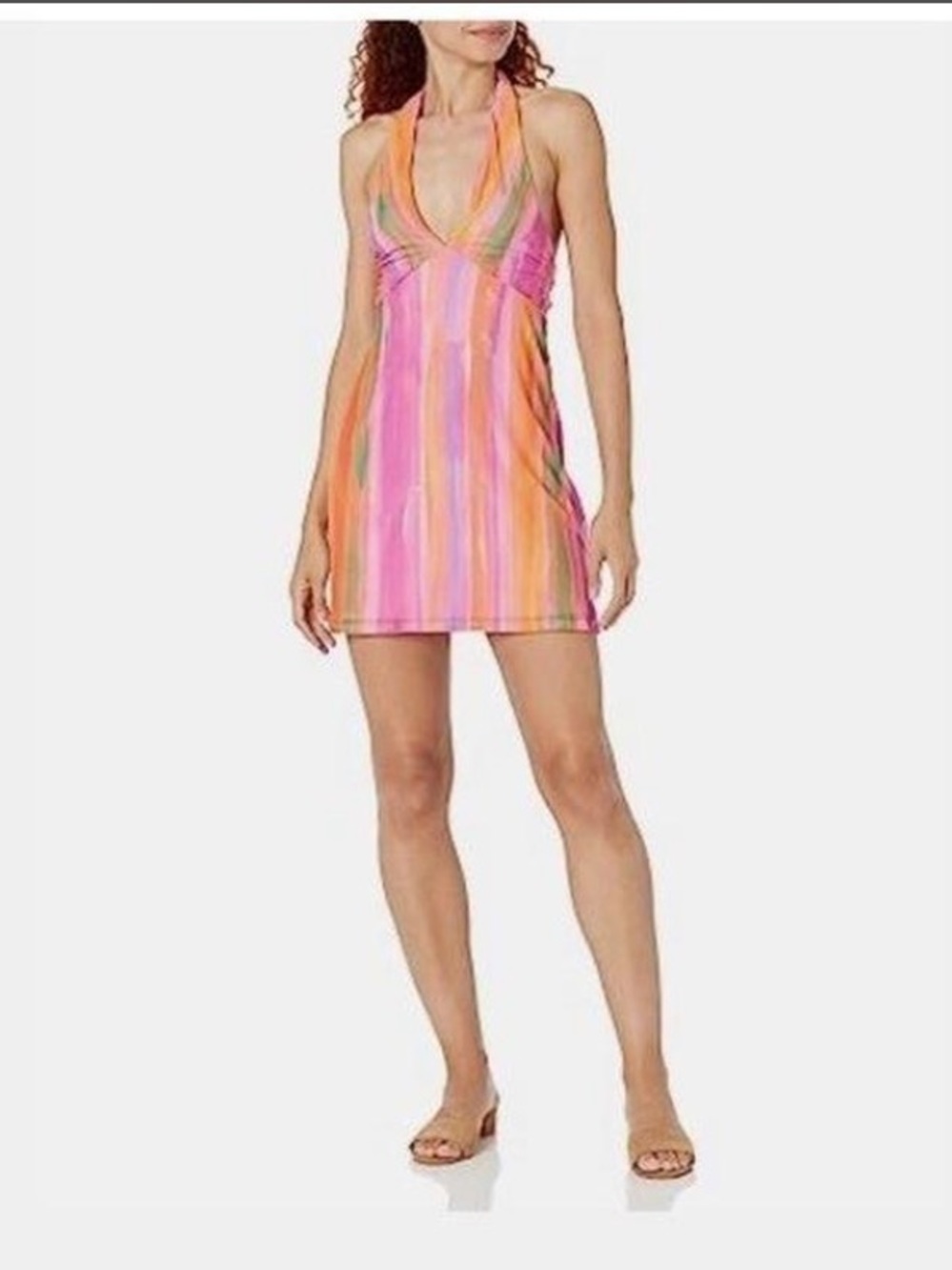 Show Me Your MuMu colorful stripe mini dress - Picture 3 of 6